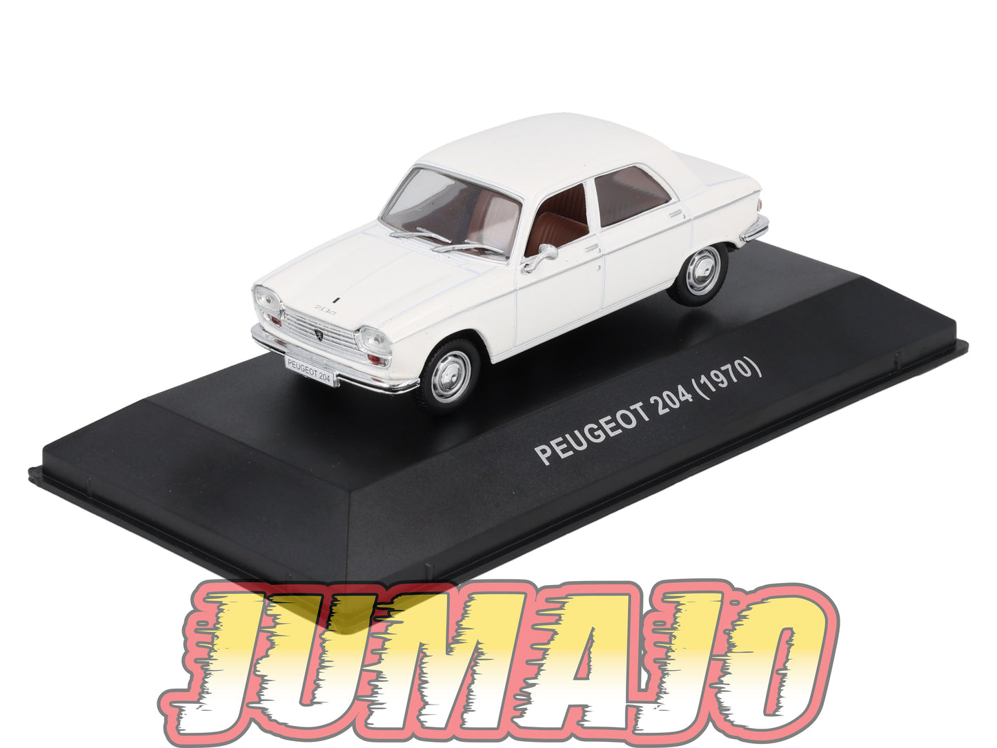 BJ16 Voiture 1/43 JUMAJO Peugeot 204 1970 Blanc