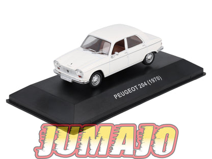 BJ16 Voiture 1/43 JUMAJO Peugeot 204 1970 Blanc