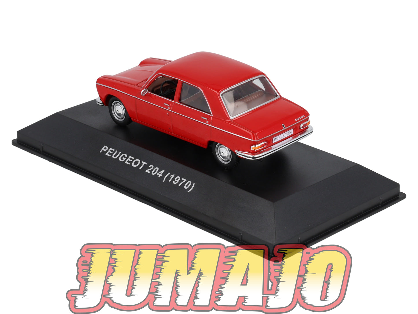 BJ17 Voiture 1/43 JUMAJO Peugeot 204 1970 Rouge