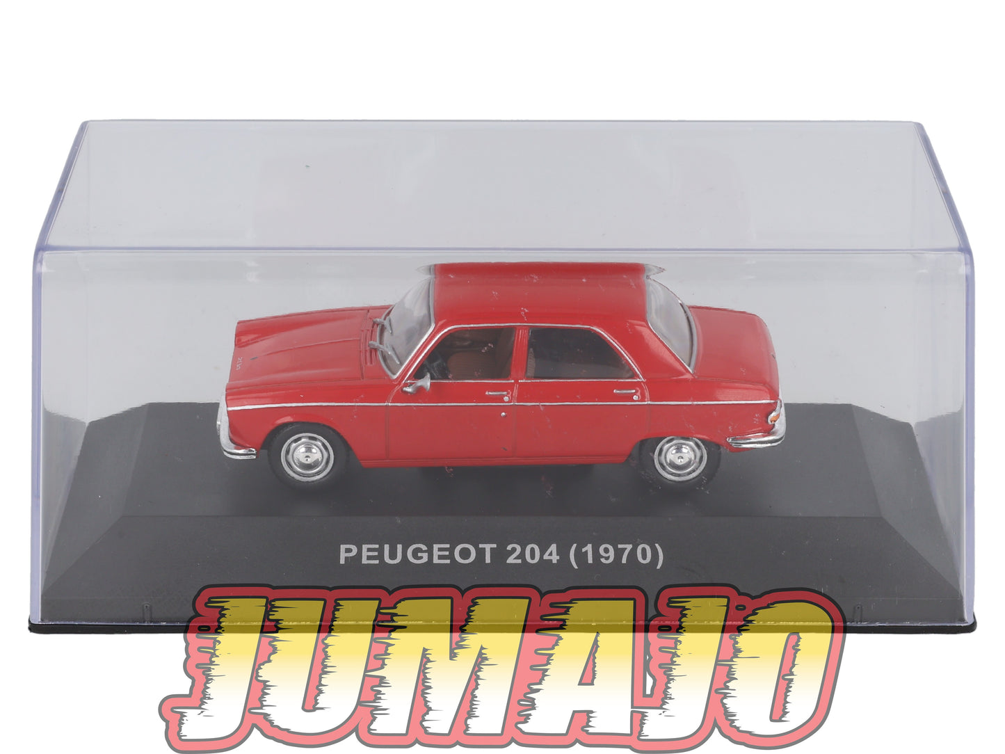 BJ17 Voiture 1/43 JUMAJO Peugeot 204 1970 Rouge