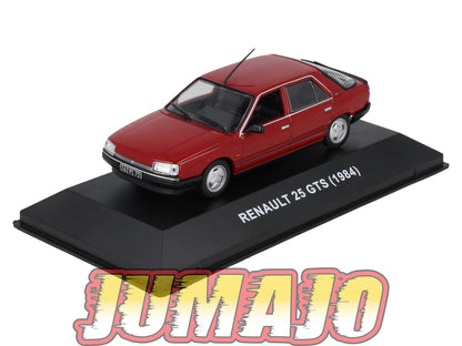 BJ19 Voiture 1/43 JUMAJO Renault 25 GTS 1984 bordeaux