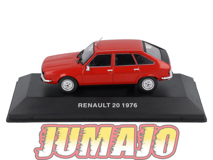 BJ21 Voiture 1/43 JUMAJO Renault 20 1976 rouge