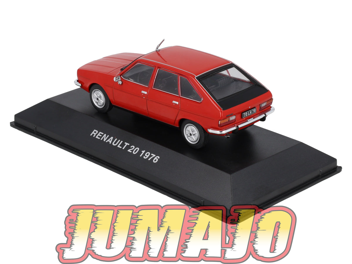 BJ21 Voiture 1/43 JUMAJO Renault 20 1976 rouge