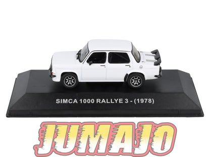 BJ22 Voiture 1/43 JUMAJO Simca 1000 Rallye 3 1978