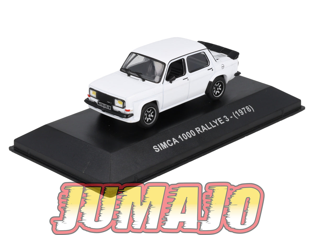 BJ22 Voiture 1/43 JUMAJO Simca 1000 Rallye 3 1978