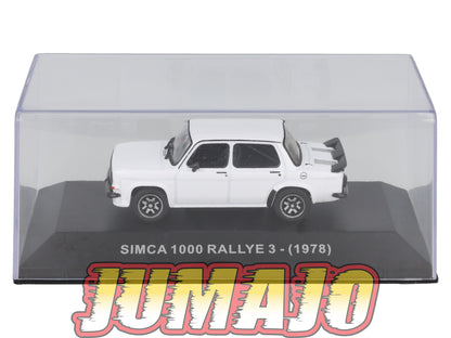 BJ22 Voiture 1/43 JUMAJO Simca 1000 Rallye 3 1978