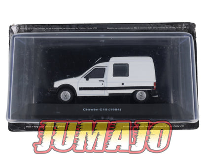 BJ3 Voiture 1/43 JUMAJO Citroën C15 Blanc 1984