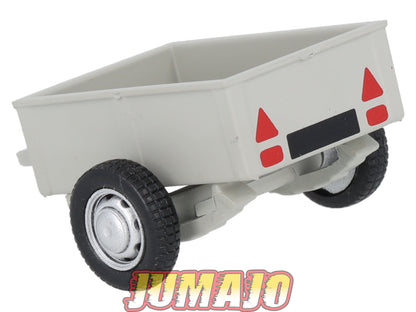 BJ401 Voiture 1/43 JUMAJO Remorque 2 roues