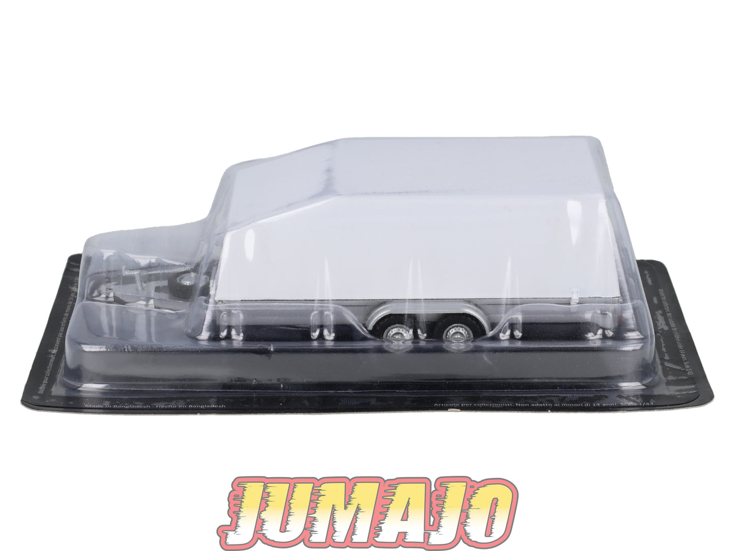BJ403 Voiture 1/43 JUMAJO Remorque Doubles essieux Porte Voiture fermé