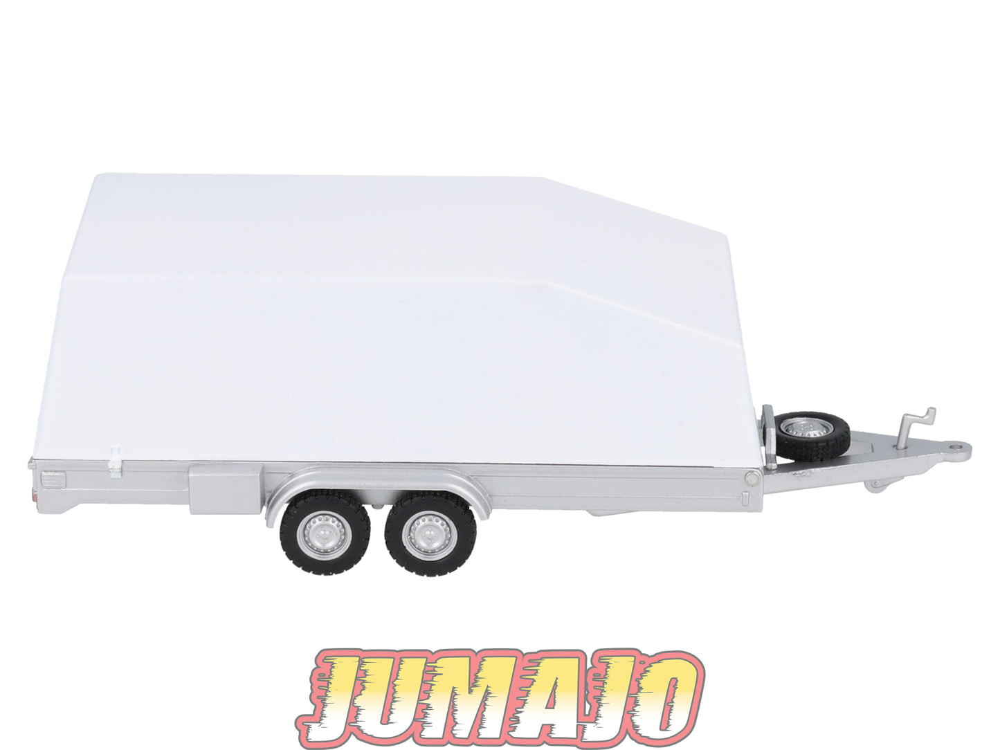 BJ403 Voiture 1/43 JUMAJO Remorque Doubles essieux Porte Voiture fermé