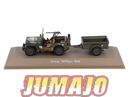 BL1 Atlas IXO 1/43 Blindés WW2 : JEEP Willys MB De la 2e DB