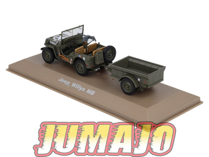 BL1 Atlas IXO 1/43 Blindés WW2 : JEEP Willys MB De la 2e DB