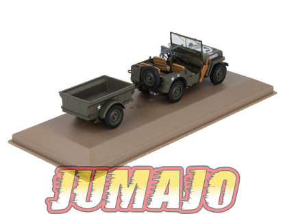BL1 Atlas IXO 1/43 Blindés WW2 : JEEP Willys MB De la 2e DB