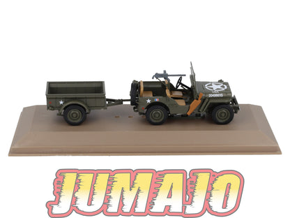 BL1 Atlas IXO 1/43 Blindés WW2 : JEEP Willys MB De la 2e DB