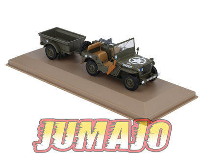 BL1 Atlas IXO 1/43 Blindés WW2 : JEEP Willys MB De la 2e DB