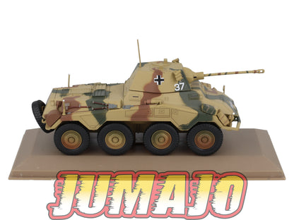 BL4 Atlas IXO 1/43 Blindés WW2 : SdKfz 234/2 Puma blindés lourd 8 roues