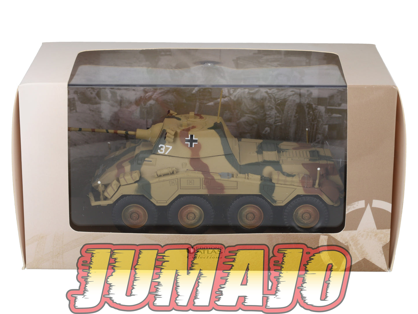 BL4 Atlas IXO 1/43 Blindés WW2 : SdKfz 234/2 Puma blindés lourd 8 roues