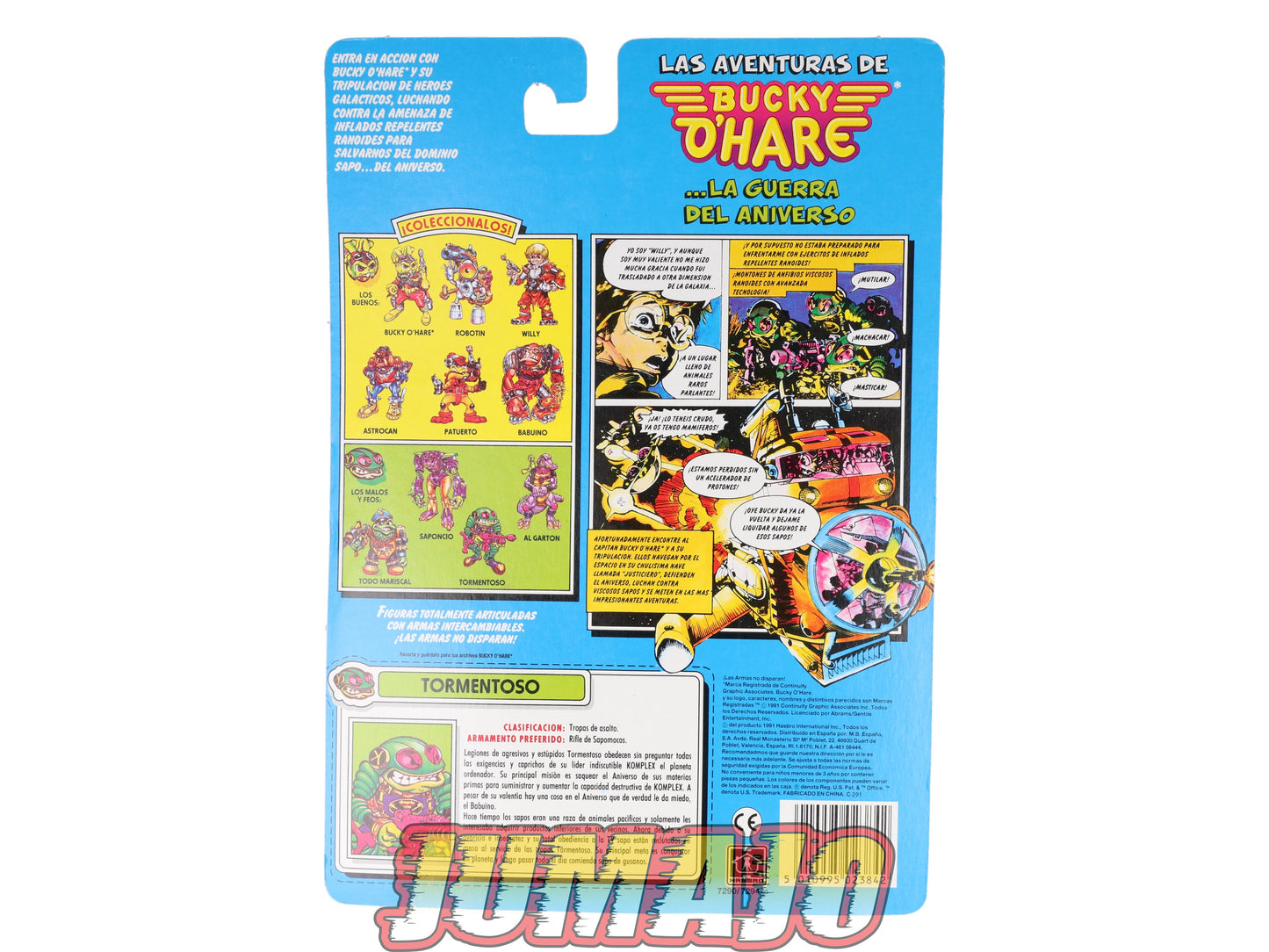 BLI55 Figurine PVC HASBRO 1991 Bucky O'Hare Tormentoso Storm Toad Trooper 11cm