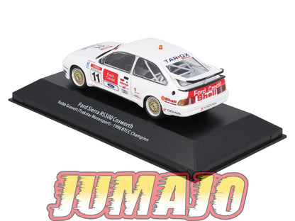 BTCC12 voiture 1/43 IXO atlas BTCC : FORD SIERRA RS500 COSWORTH #11 Robb Gravett (Trakstar Motorsport) 1990 BTCC Champion
