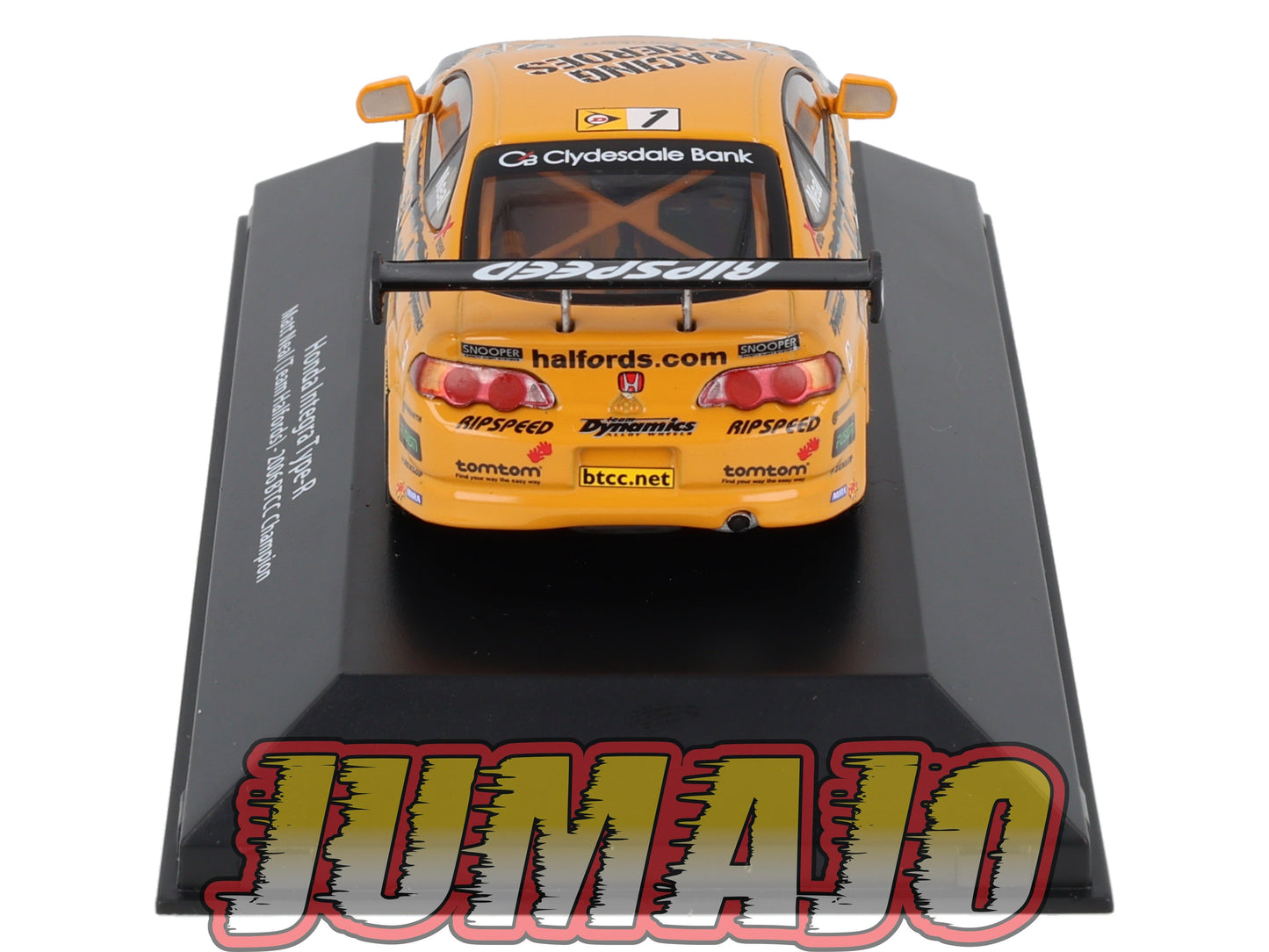 BTCC15 voiture 1/43 IXO atlas BTCC : HONDA INTEGRA TYPE-R #1 Matt Neal (Team Halfords) 2006 BTCC Champion