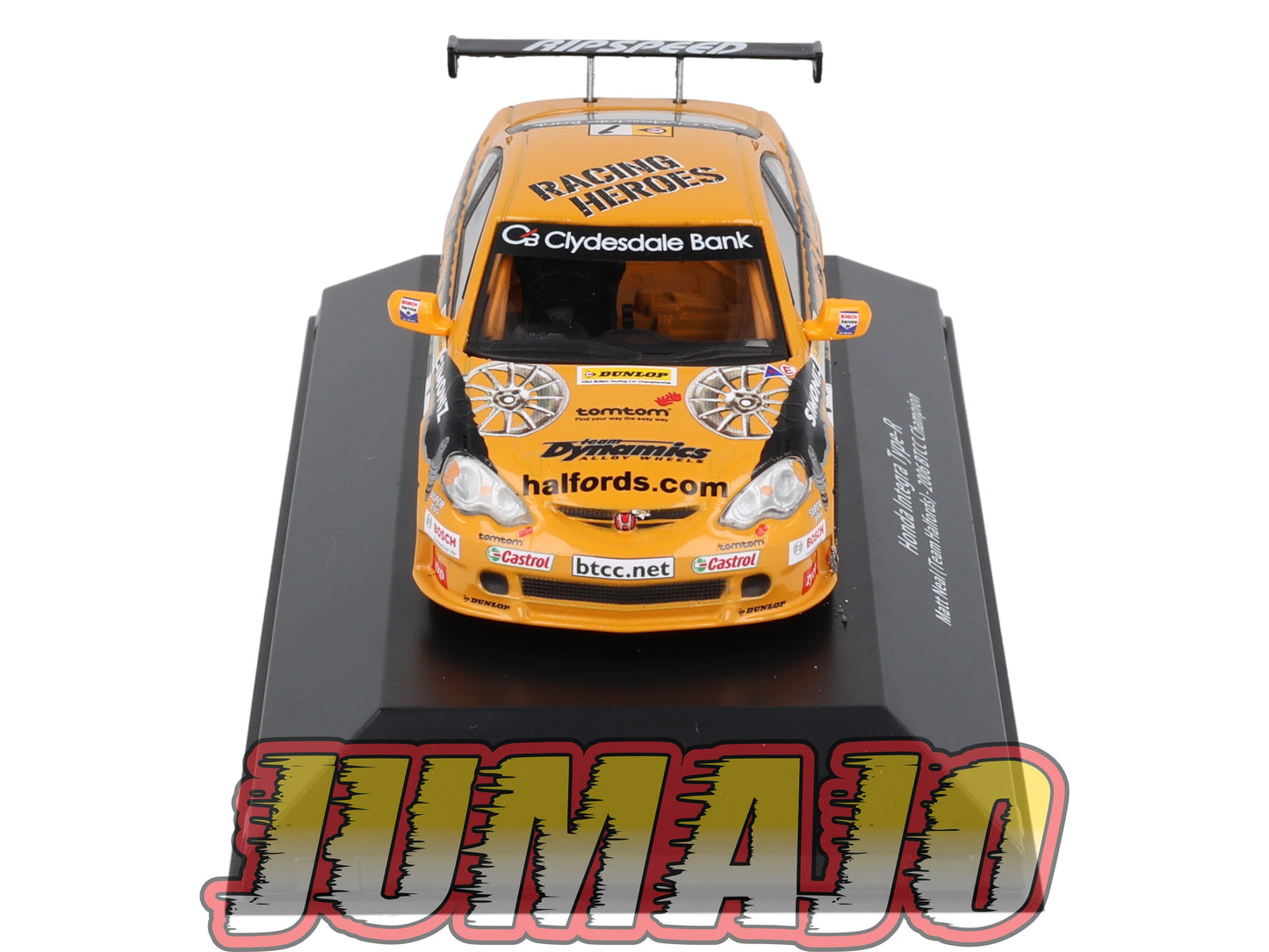 BTCC15 voiture 1/43 IXO atlas BTCC : HONDA INTEGRA TYPE-R #1 Matt Neal (Team Halfords) 2006 BTCC Champion