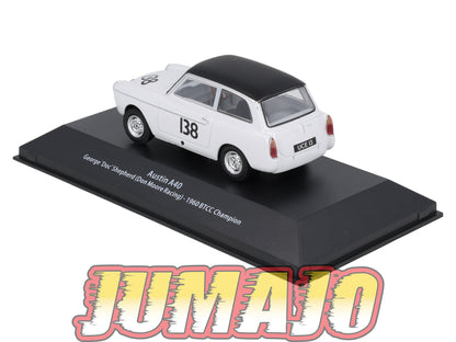 BTCC16 voiture 1/43 IXO atlas BTCC : AUSTIN A40 #138 George 'Doc' Shepherd (Don Moore Racing) 1960 BTCC Champion