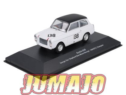 BTCC16 voiture 1/43 IXO atlas BTCC : AUSTIN A40 #138 George 'Doc' Shepherd (Don Moore Racing) 1960 BTCC Champion