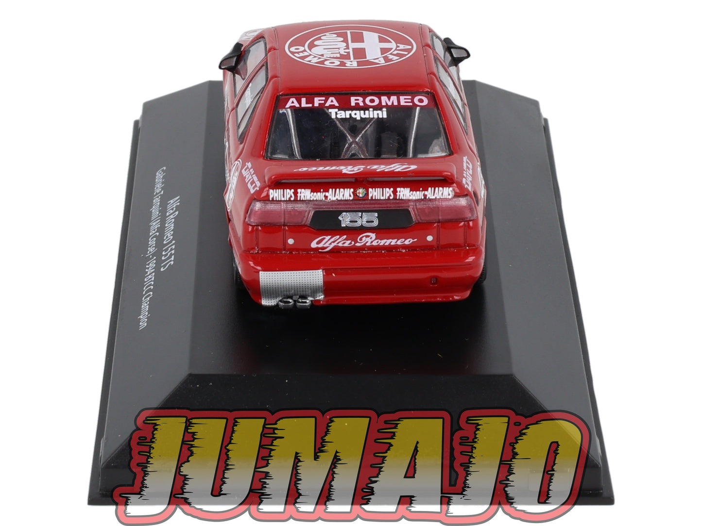 BTCC17 voiture 1/43 IXO atlas BTCC : ALFA ROMEO 155 TS #55 Gabriele Tarquini (Alfa Corse) 1994 BTCC Champion
