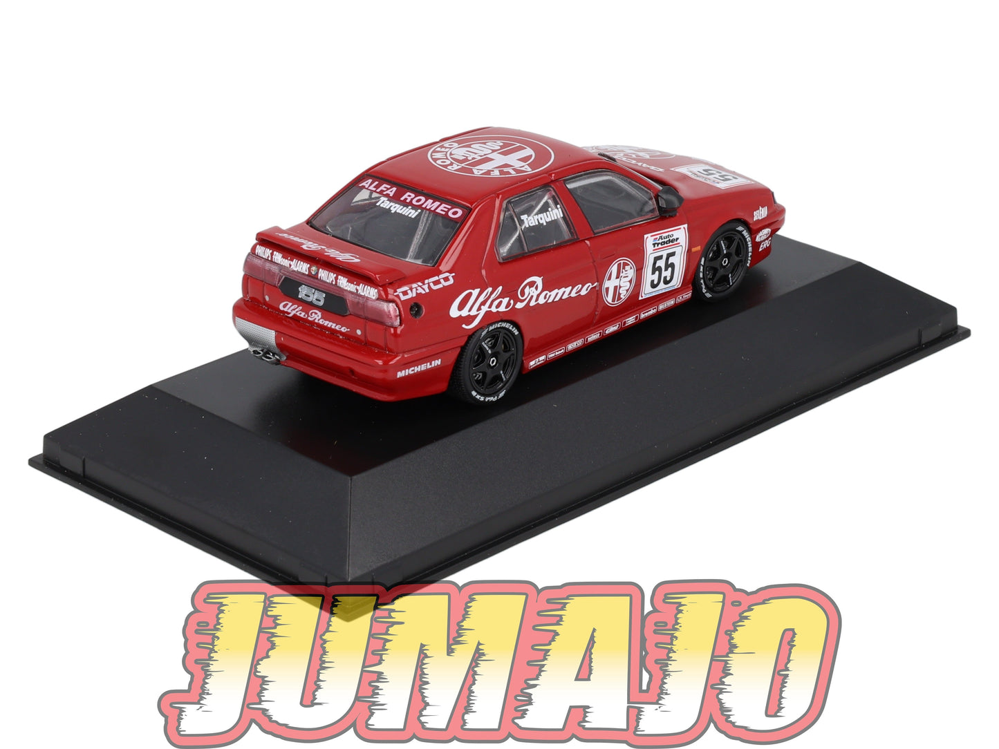BTCC17 voiture 1/43 IXO atlas BTCC : ALFA ROMEO 155 TS #55 Gabriele Tarquini (Alfa Corse) 1994 BTCC Champion
