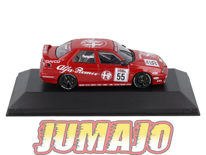 BTCC17 voiture 1/43 IXO atlas BTCC : ALFA ROMEO 155 TS #55 Gabriele Tarquini (Alfa Corse) 1994 BTCC Champion