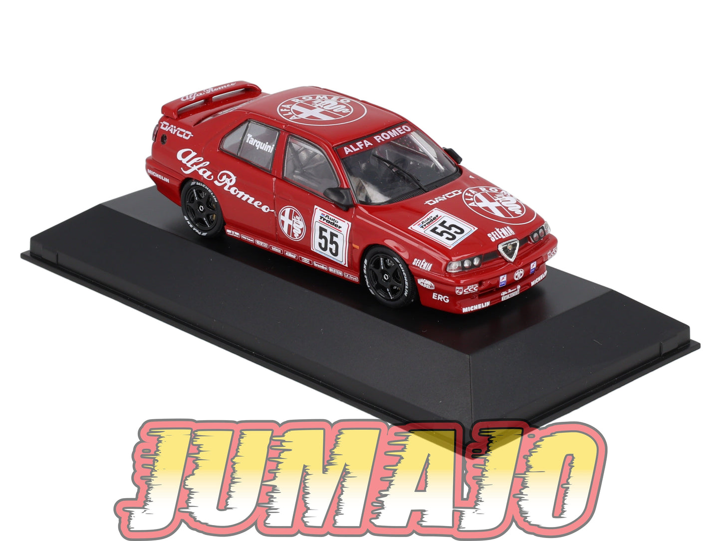 BTCC17 voiture 1/43 IXO atlas BTCC : ALFA ROMEO 155 TS #55 Gabriele Tarquini (Alfa Corse) 1994 BTCC Champion
