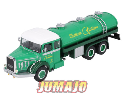 CAM111 Camions d'autrefois 1/43 Altaya IXO : BERNARD TD180 Citerne Chateau Pastèque