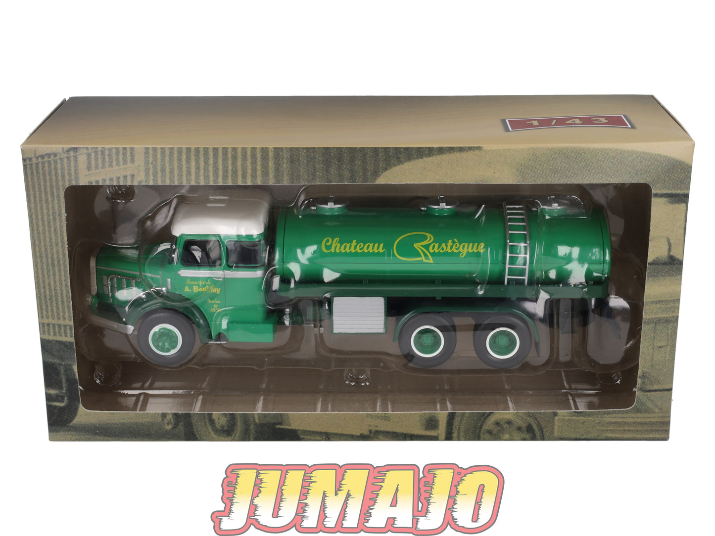 CAM111 Camions d'autrefois 1/43 Altaya IXO : BERNARD TD180 Citerne Chateau Pastèque