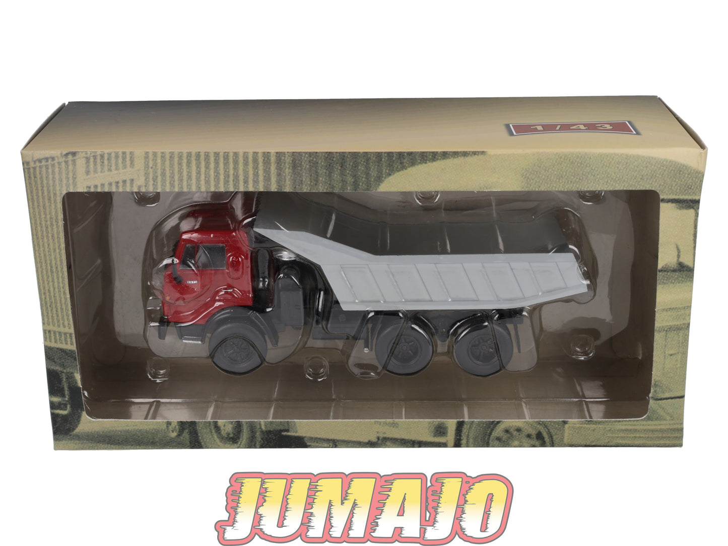 CAM114 Camions d'autrefois 1/43 Altaya IXO : KAMAZ 5511 Benne
