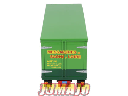 CAM121 Camions d'autrefois 1/43 Altaya IXO : SAVIEM CAB880 Messageries de Saone