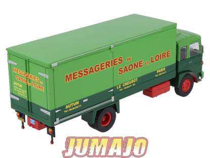 CAM121 Camions d'autrefois 1/43 Altaya IXO : SAVIEM CAB880 Messageries de Saone
