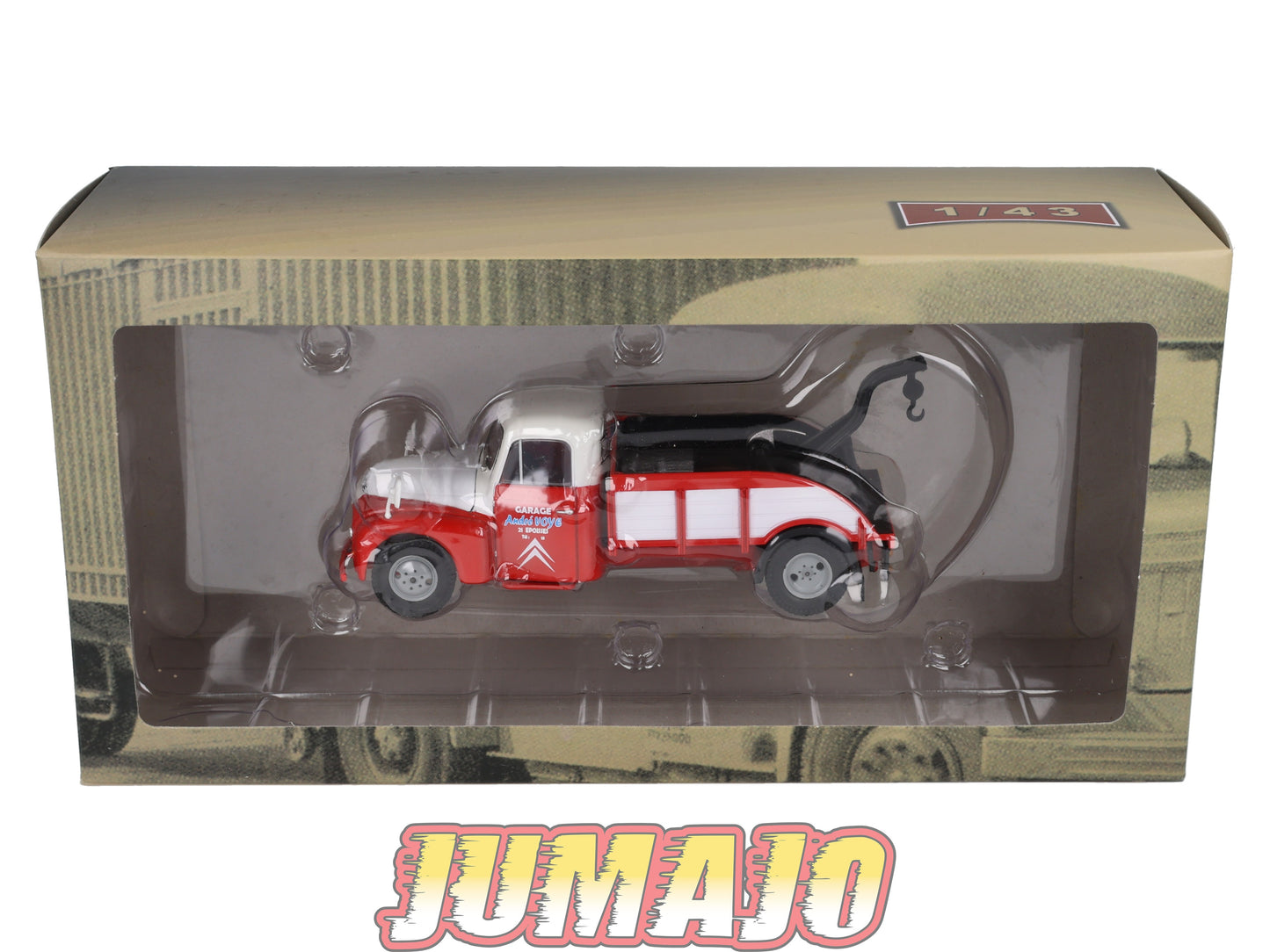 CAM122 Camions d'autrefois 1/43 Altaya IXO : CITROEN U23 Garage André Voye