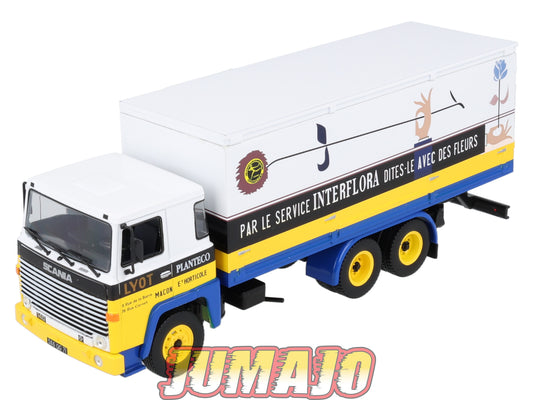 CAM12 Camions d'autrefois 1/43 Altaya IXO : SCANIA Interflora