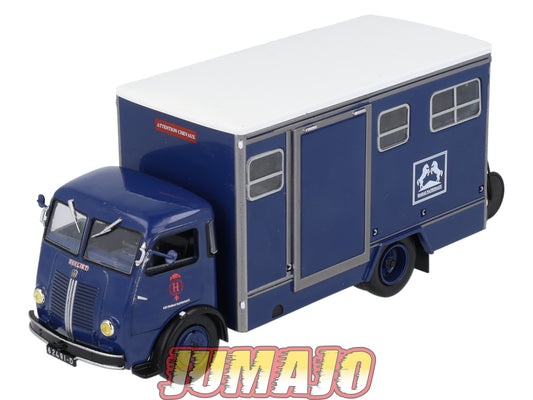 CAM15 Camions d'autrefois 1/43 Altaya IXO : BERLIET GLA Transport chevaux