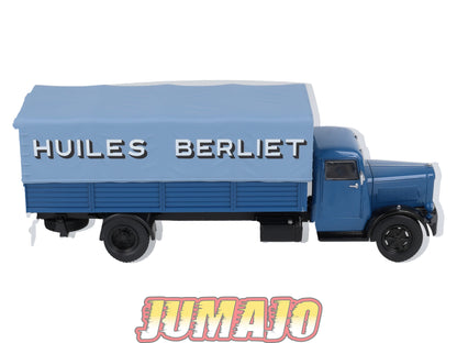 CAM28 Camions d'autrefois 1/43 Altaya IXO : BERLIET GDC bâché Huiles Berliet