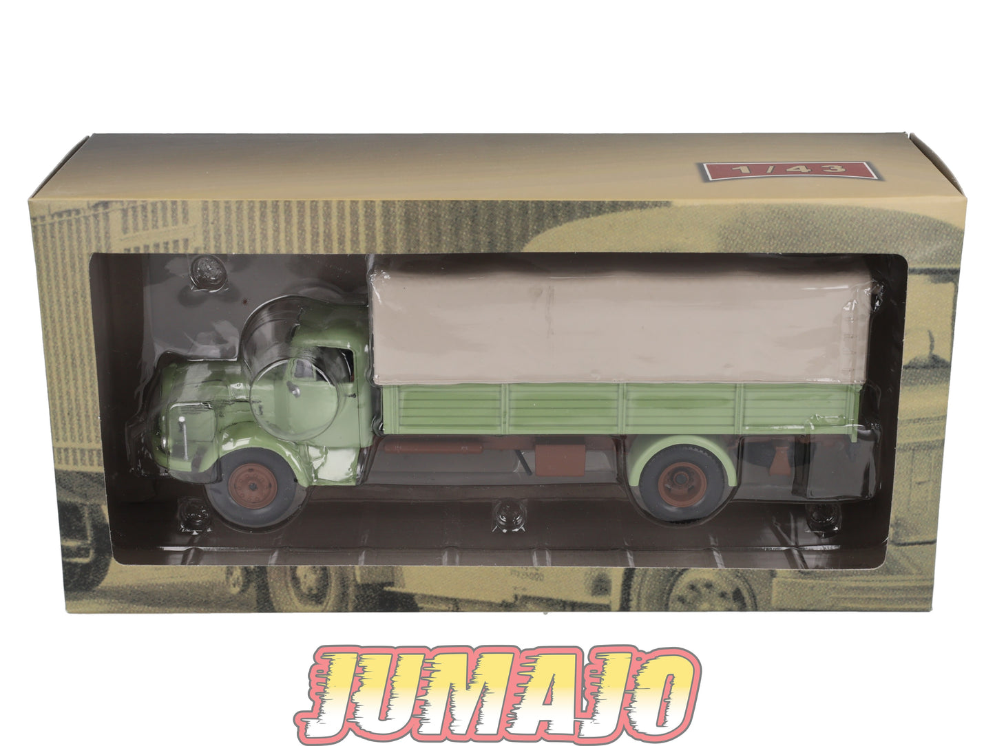 CAM32 Camions d'autrefois 1/43 Altaya IXO : MERCEDES Benz L-325 Bâché