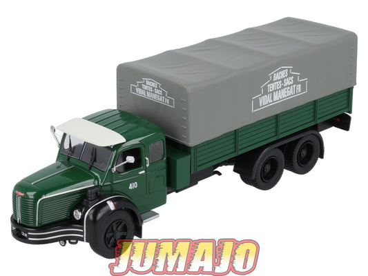 CAM40 Camions d'autrefois 1/43 Altaya IXO : BERLIET GLM M1 Bâché