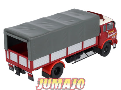 CAM44 Camions d'autrefois 1/43 Altaya IXO : BERLIET GR12 Bâché Matériaux transport