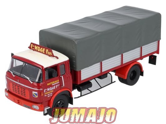 CAM44 Camions d'autrefois 1/43 Altaya IXO : BERLIET GR12 Bâché Matériaux transport