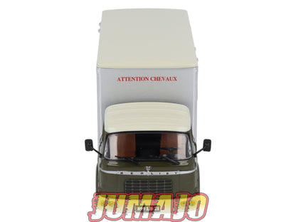CAM51 Camions d'autrefois 1/43 Altaya IXO : BERLIET Gbk Transport chevaux
