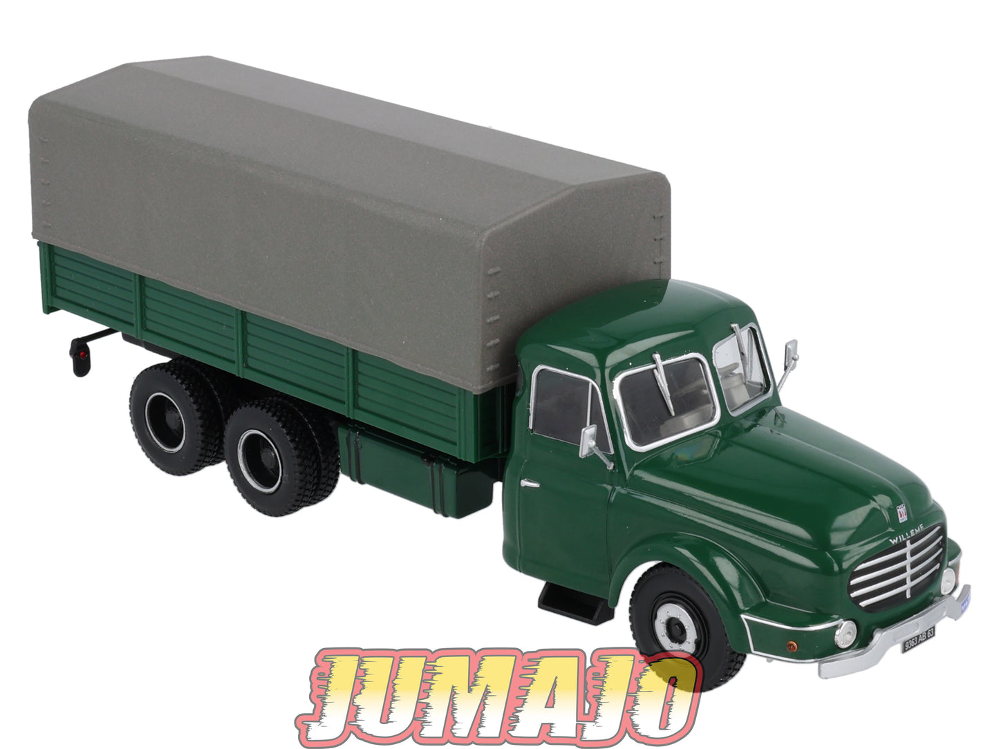 CAM62 Camions d'autrefois 1/43 Altaya IXO : WILLEME LC610 Bâché