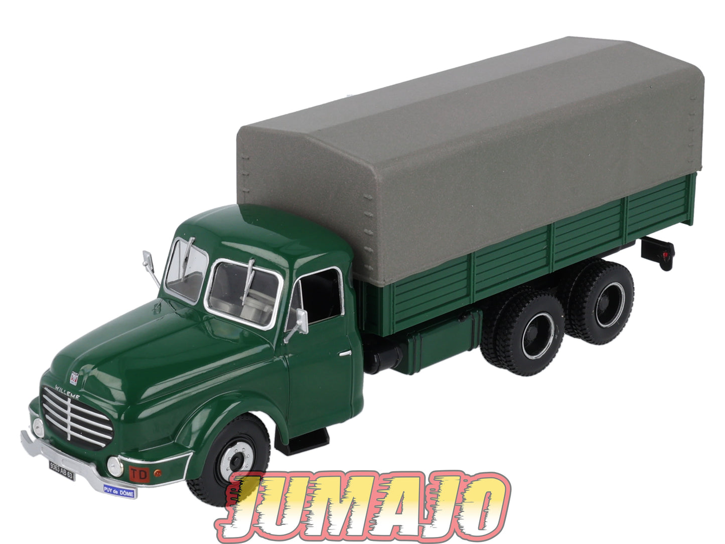 CAM62 Camions d'autrefois 1/43 Altaya IXO : WILLEME LC610 Bâché