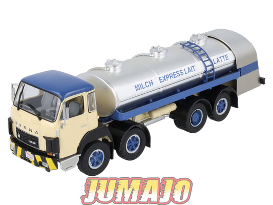 CAM79 Camions d'autrefois 1/43 Altaya IXO : BERNA D330 Citerne Milch express lait