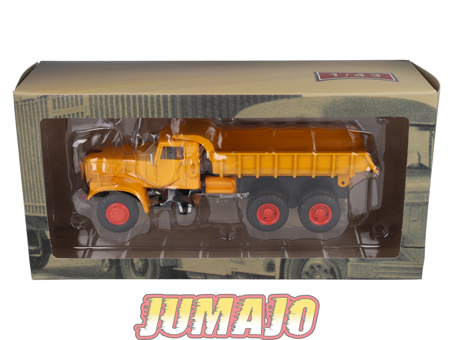 CAM85 Camions d'autrefois 1/43 Altaya IXO : KRAZ 256 Benne basculante