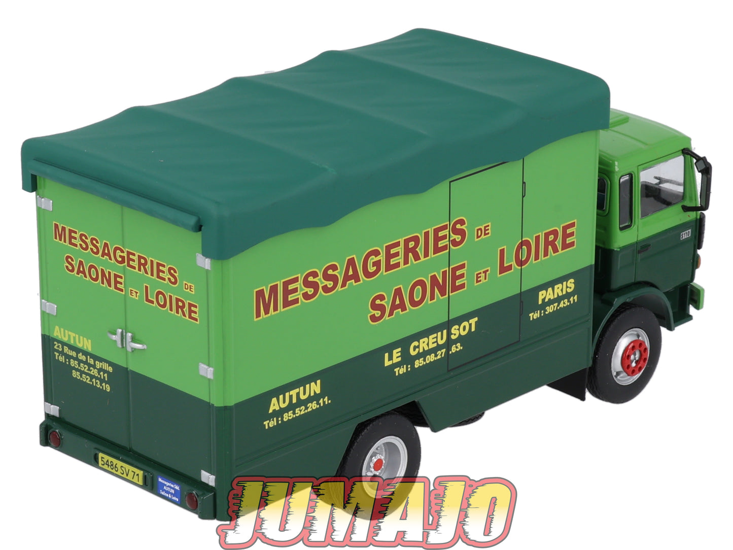 CAM92 Camions d'autrefois 1/43 Altaya IXO : RENAULT Midliner Messageries saone